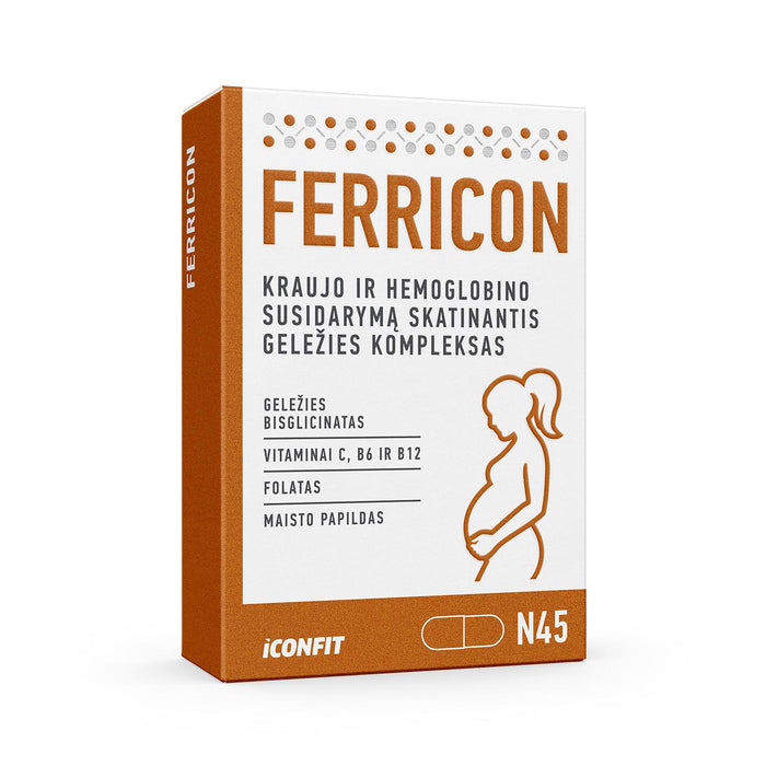 ICONFIT Ferricon (45 kapsulės)