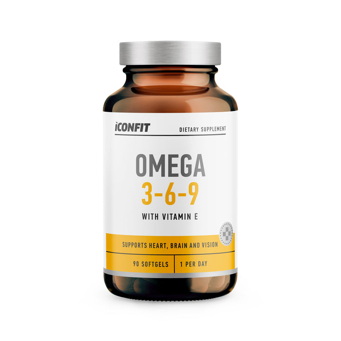 ICONFIT Omega 3-6-9 (90 Minkštųjų Kapsulių)