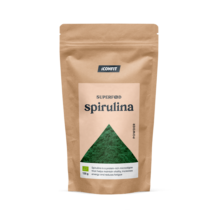 ICONFIT ekologiški spirulinos milteliai (125g)