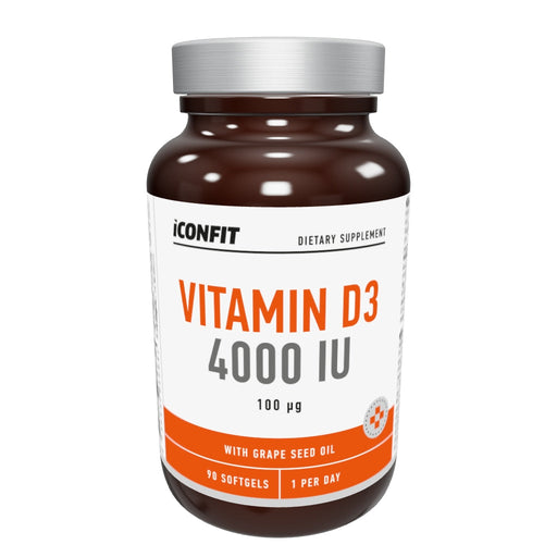 ICONFIT Vitamin D3 4000 IU, 90 Capsules — interactive 3D