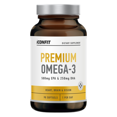 ICONFIT Premium Omega 3 (90 minkštosios kapsulės)