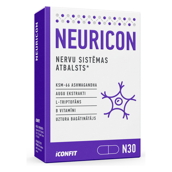 ICONFIT Neuricon – nervų sistemos palaikymui, N30