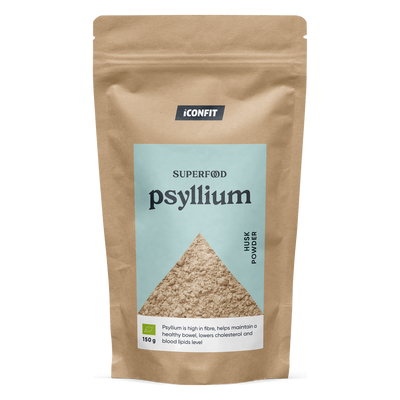 ICONFIT Ekologiškų gysločių sėklų luobelių milteliai (150 g)