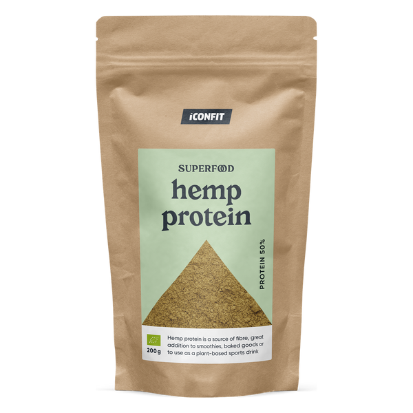 ICONFIT Superfoods Organikus Kenderfehérje 50% 200g