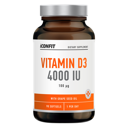 ICONFIT Vitamin D3 4000 IU (90 kapslí)